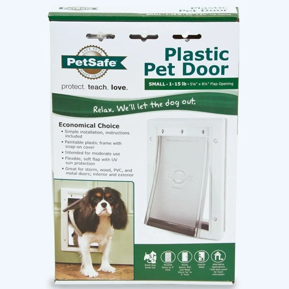 Plastic Pet Door Guardian by PetSafe Small Dog or Cat‎ 1-15 lbs NIB GPA00-13598